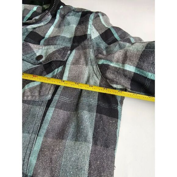 Stillwater Supply Jacket teal/black plaid  Size XL - Picture 4 of 7
